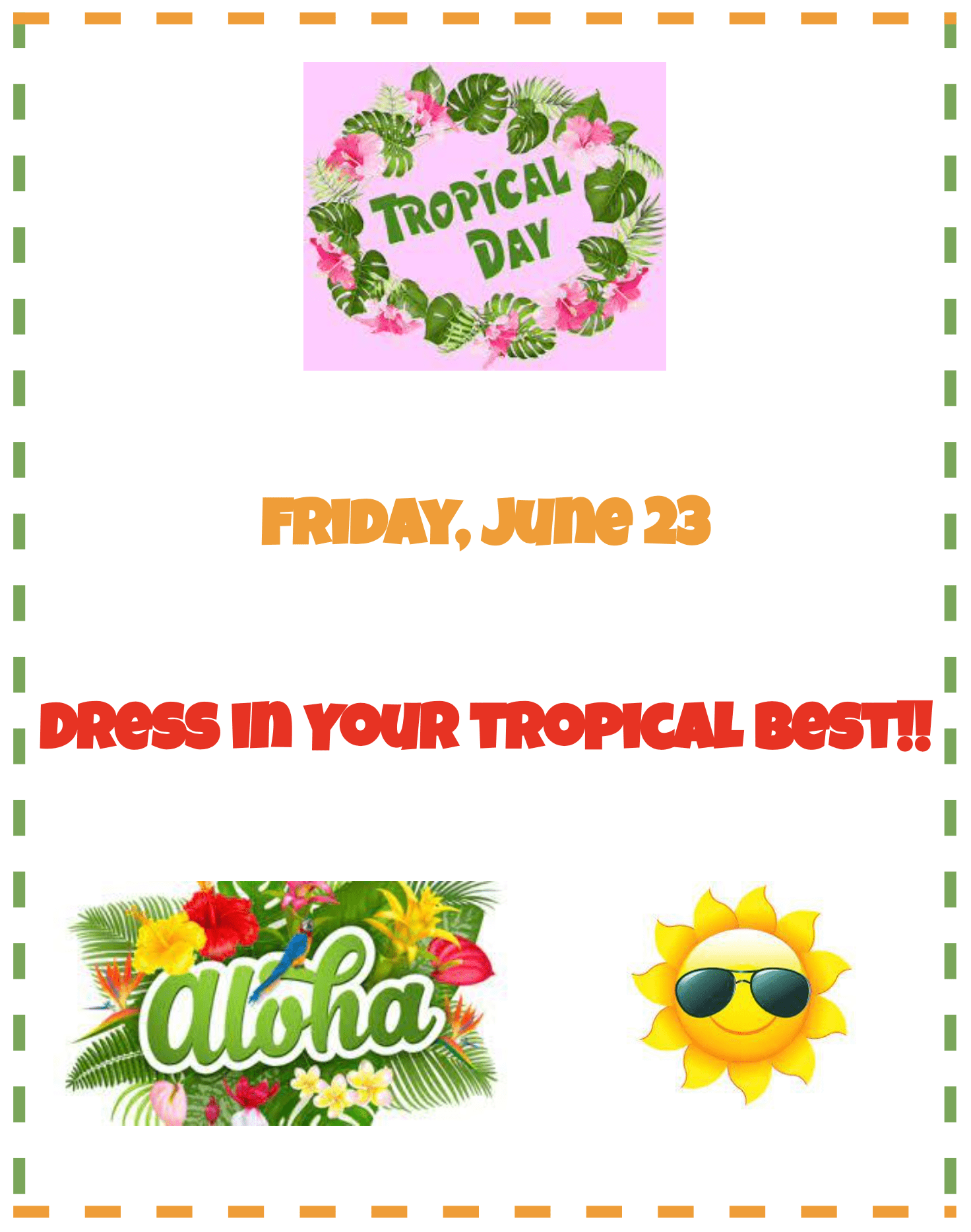 Last WEJ Spirit Day This Friday! & Primary Play Day Tomorrow A